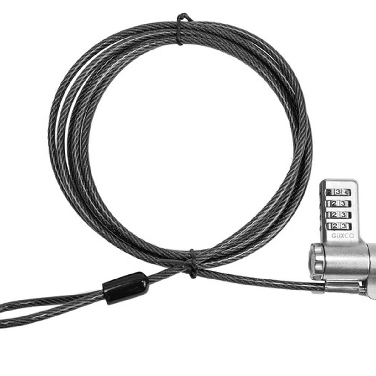 GENERICO - MONTECH- Cable de Seguridad Universal para Laptop con Clave 4 dígitos