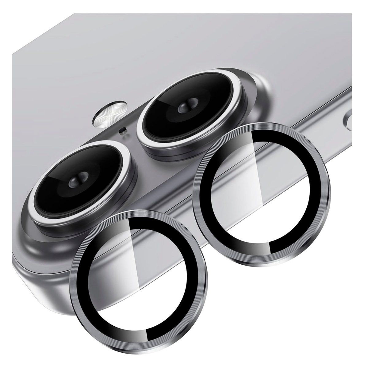 GENERICO - Protector de camara compatible con iPhone 16 Titanium