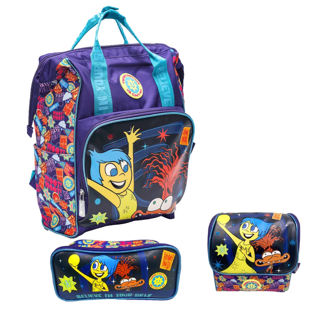 DISNEY - SET MOCHILA DE INTENSAMENTE