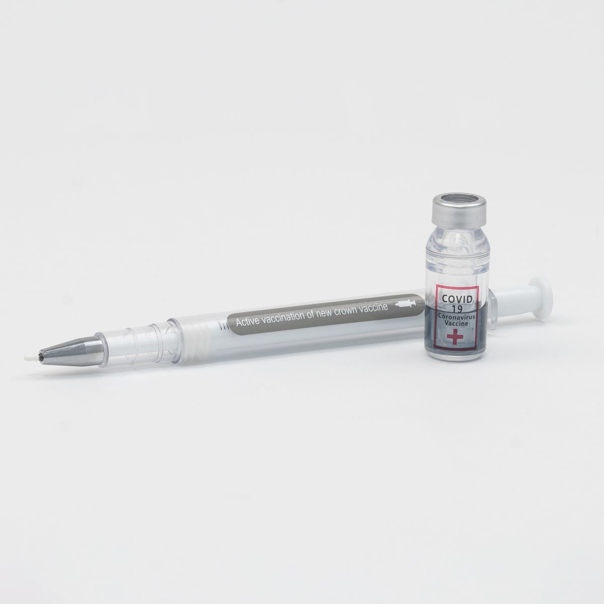 GENERICO - Rompe Ampolla Tipo Lapicero Estilo Jeringa Blanco