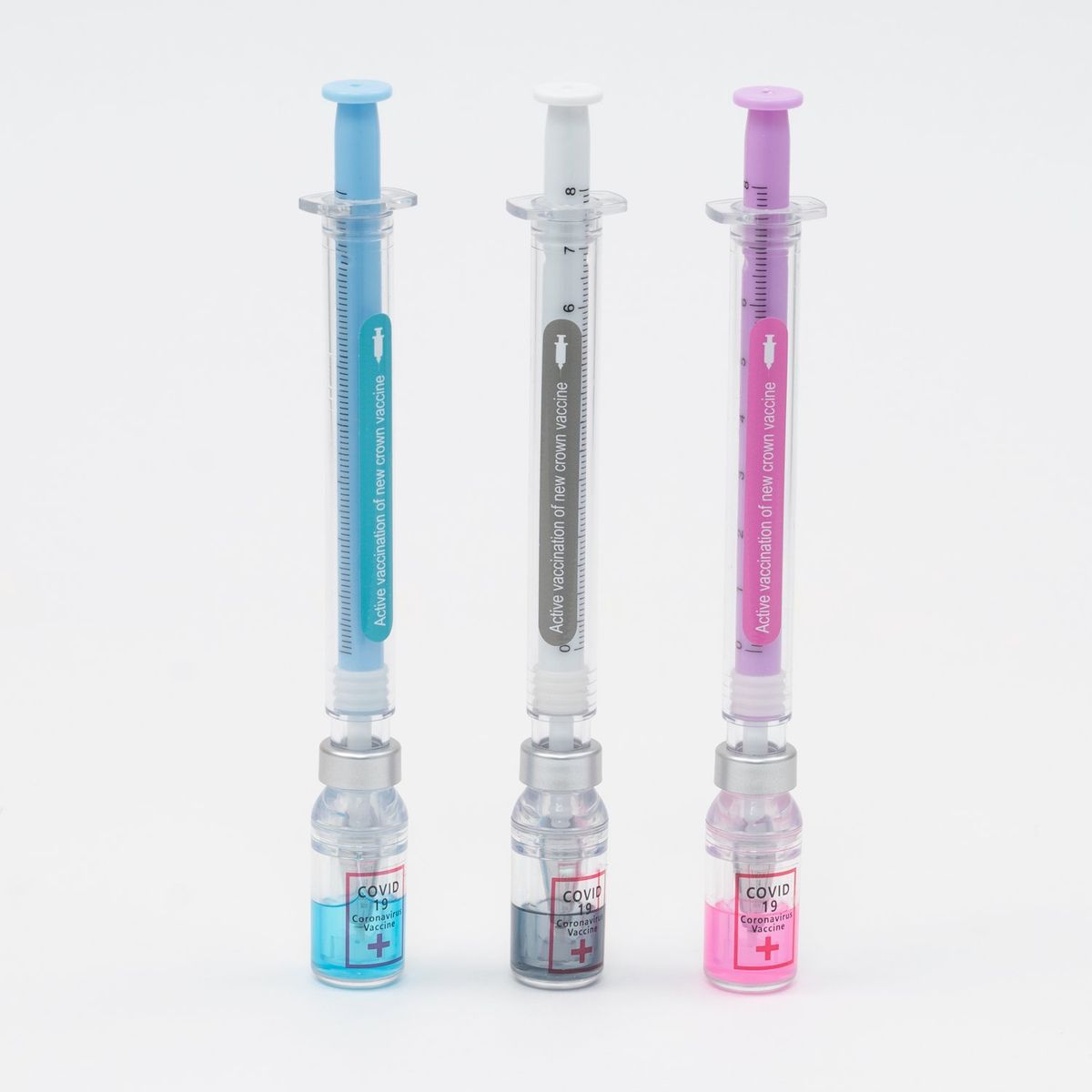 GENERICO - Rompe Ampolla Tipo Lapicero Estilo Jeringa Celeste