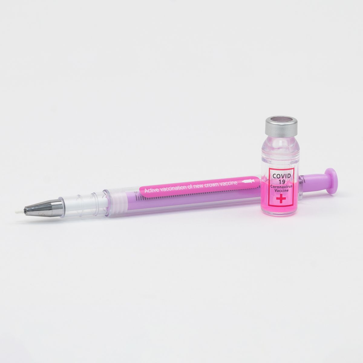 GENERICO - Rompe Ampolla Tipo Lapicero Estilo Jeringa Lila