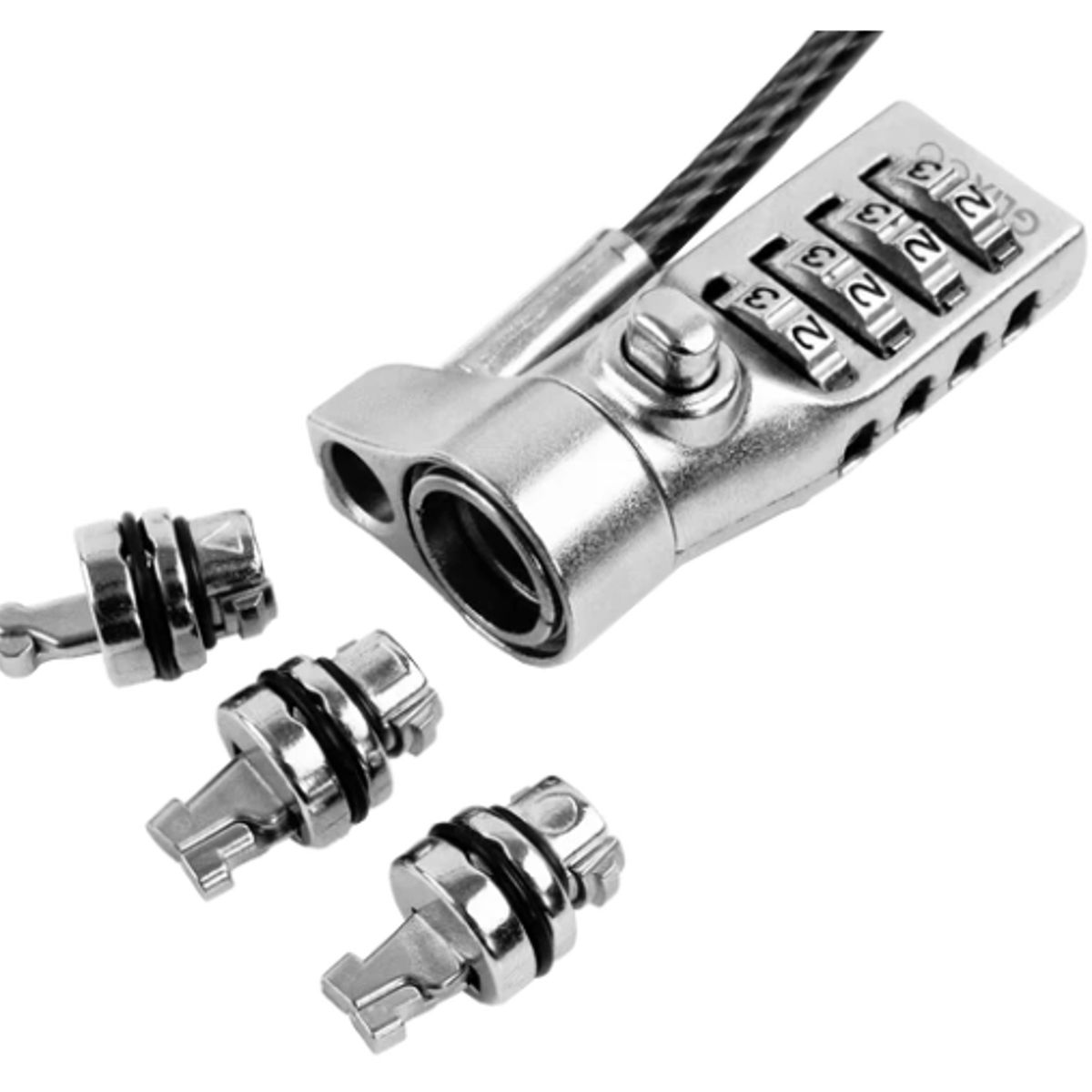 GENERICO - MONTECH -Cable de Seguridad Universal para Laptop con Clave 4 dígitos