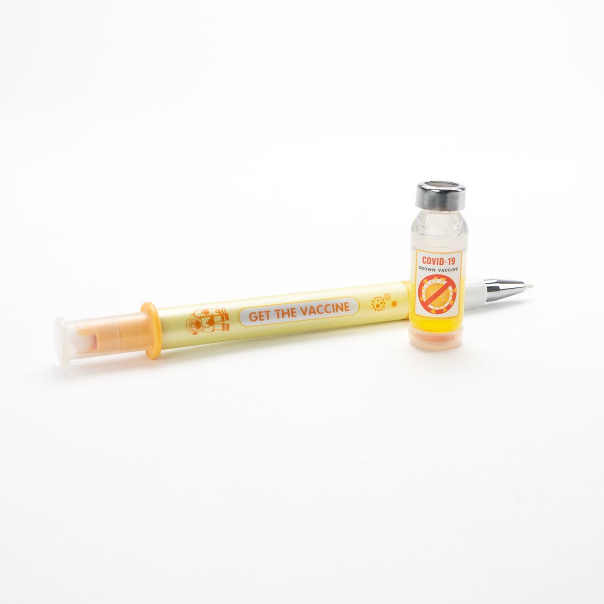 GENERICO - Rompe Ampolla Tipo Lapicero con Sello Amarillo