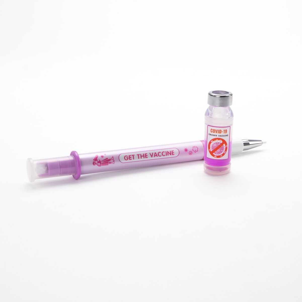 GENERICO - Rompe Ampolla Tipo Lapicero con Sello Lila