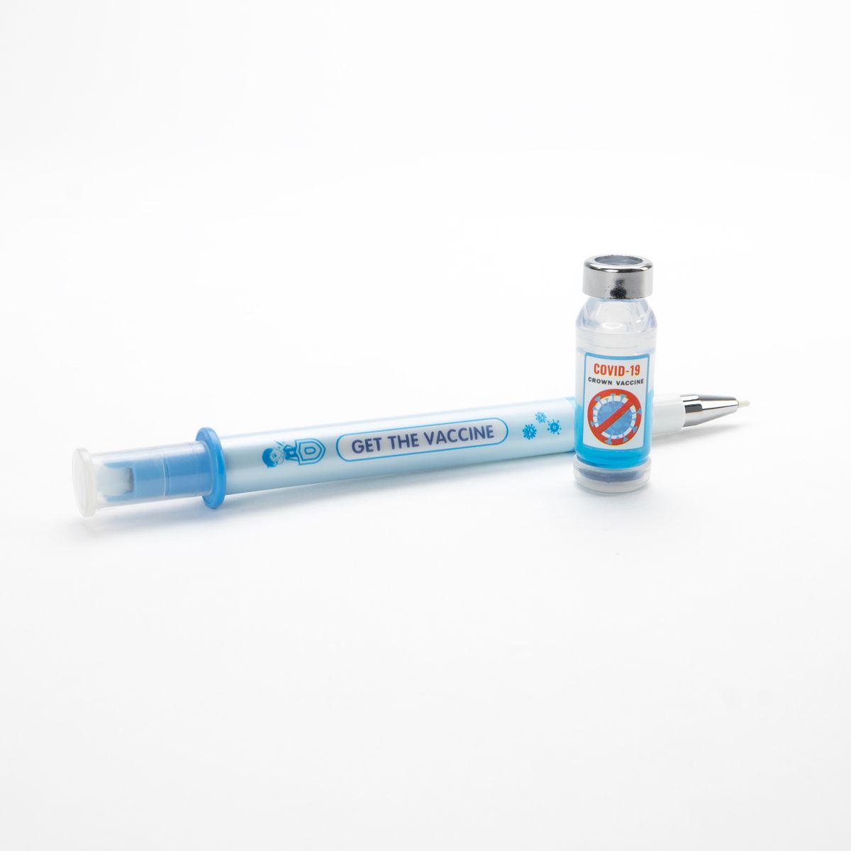 GENERICO - Rompe Ampolla Tipo Lapicero con Sello Celeste