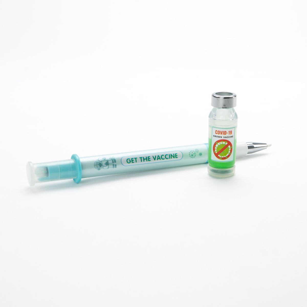 GENERICO - Rompe Ampolla Tipo Lapicero con Sello Turquesa