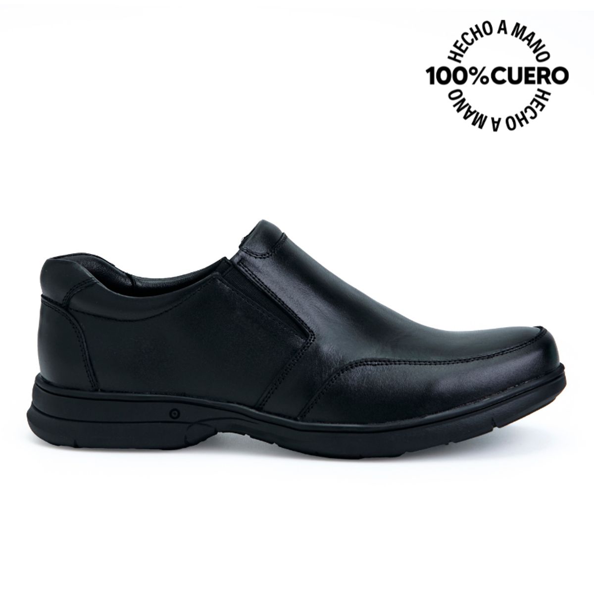 RABBIT - Zapato Escolar Mocasín Casual PEPE-2507 NEGRO Rabbit Cuero