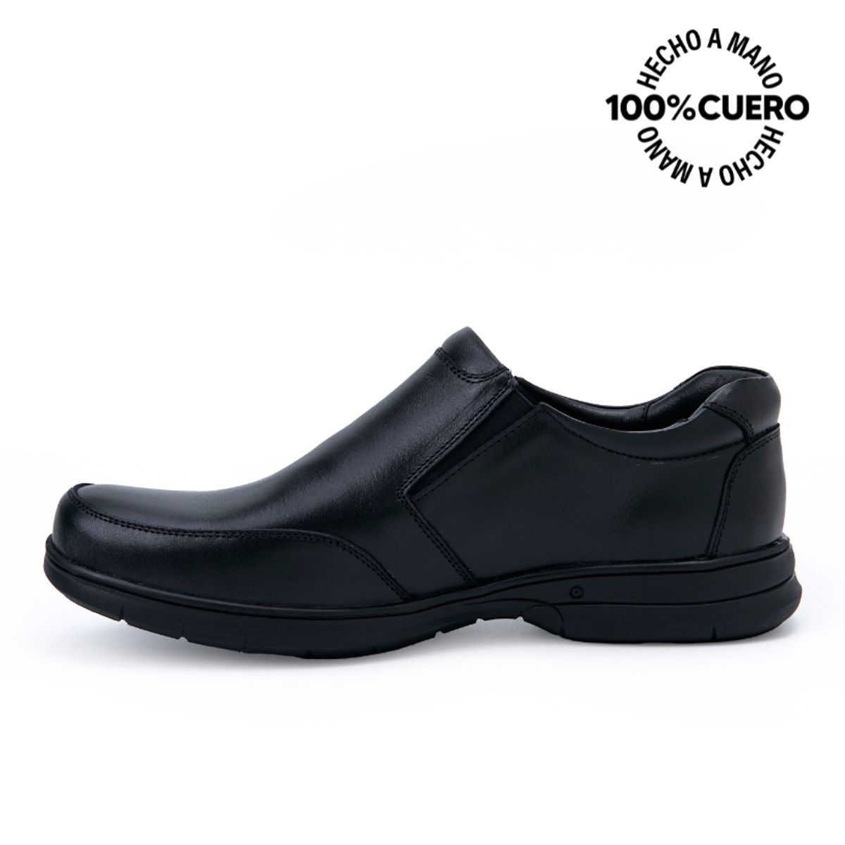 RABBIT - Zapato Escolar Mocasín Casual PEPE-2507 NEGRO Rabbit Cuero