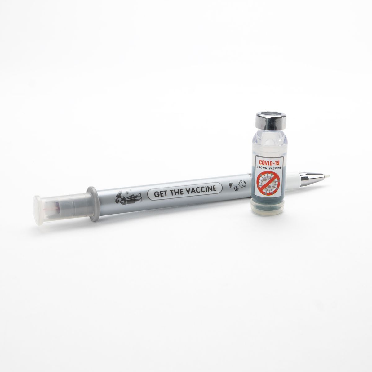 GENERICO - Rompe Ampolla Tipo Lapicero con Sello Gris