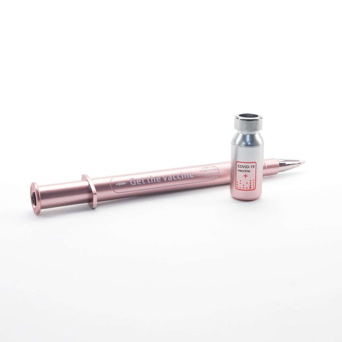 GENERICO - Rompe Ampolla Tipo Lapicero LED Estilo Metalizado Rosa