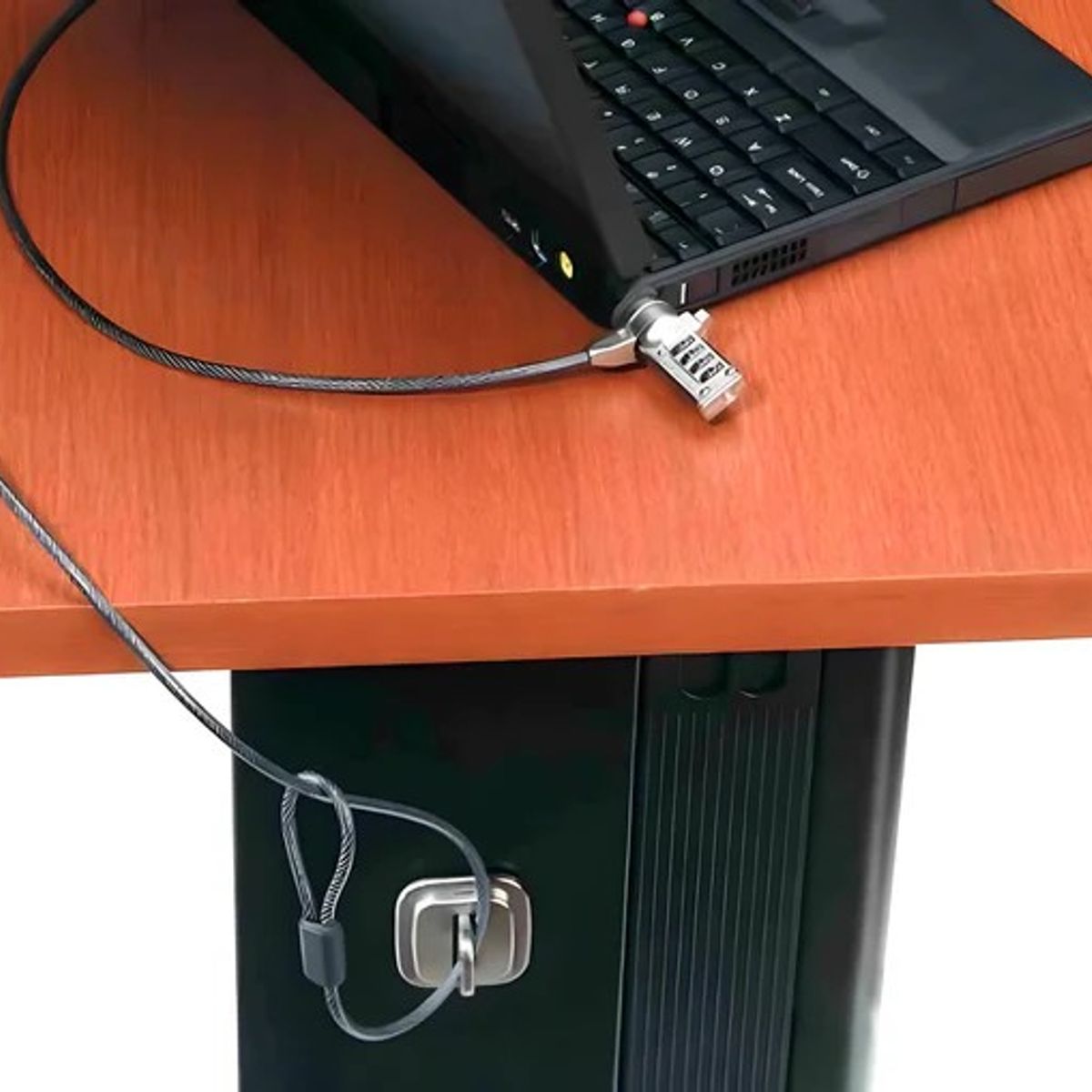 GENERICO - MONTECH - Placa Base con Anclaje para Cables de Seguridad