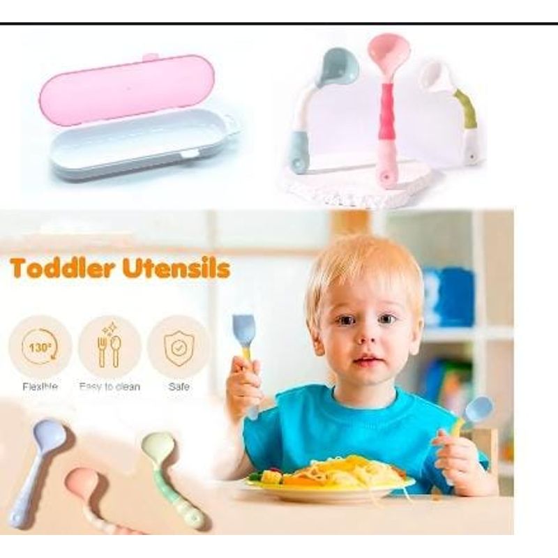 GENERICO - Pack de 2 cucharas utensilios flexibles