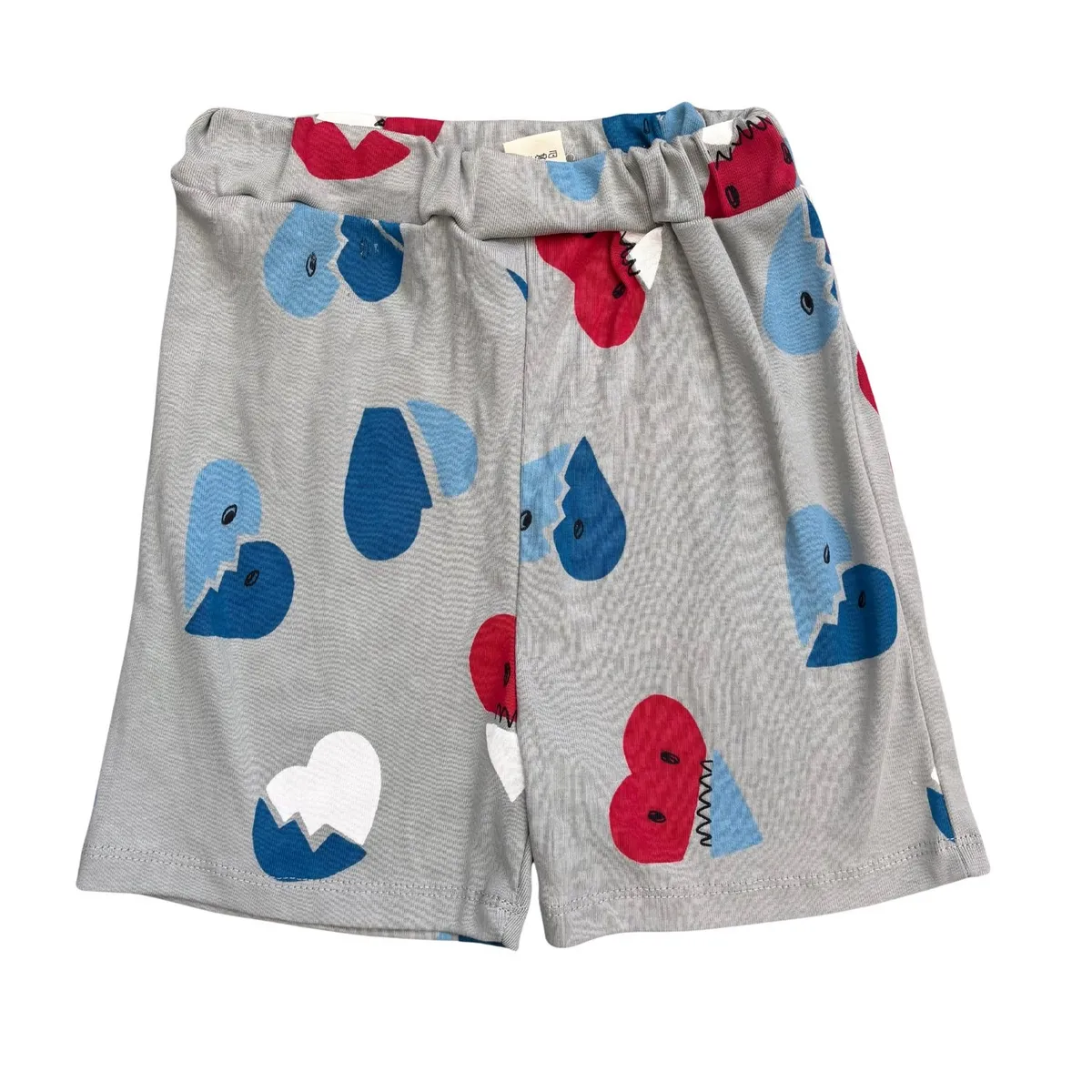 RED CARROT - Short gris con corazones rotos