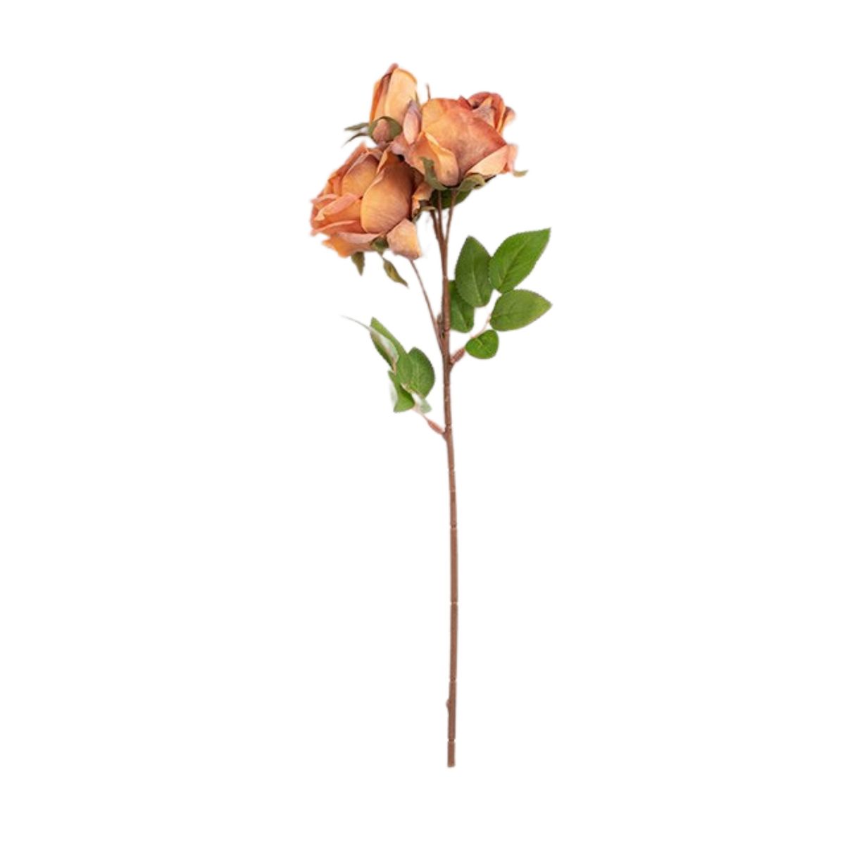 PANADECOR - Pack de 2 Rosas Naranja Panorama Hogar