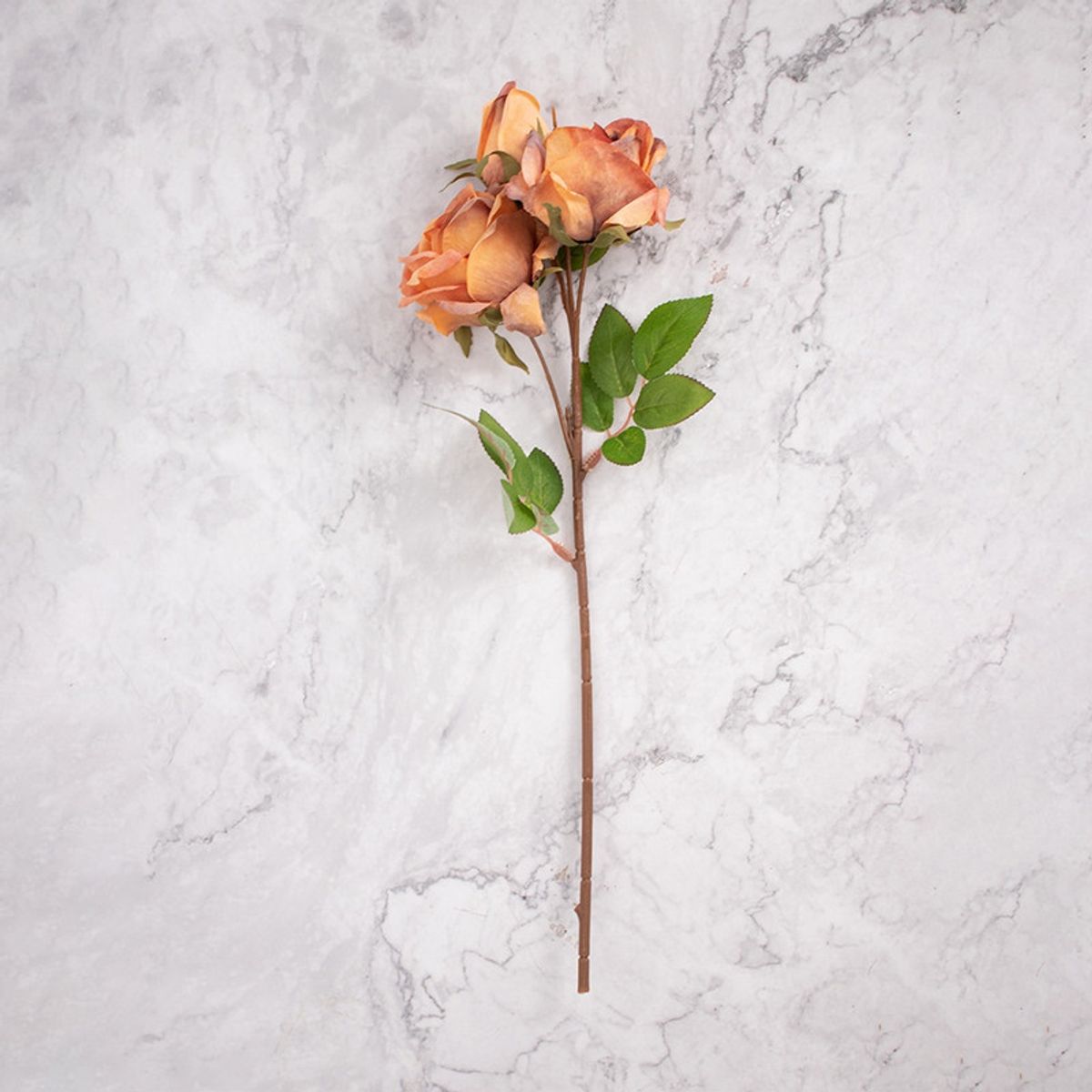 PANADECOR - Pack de 2 Rosas Naranja Panorama Hogar