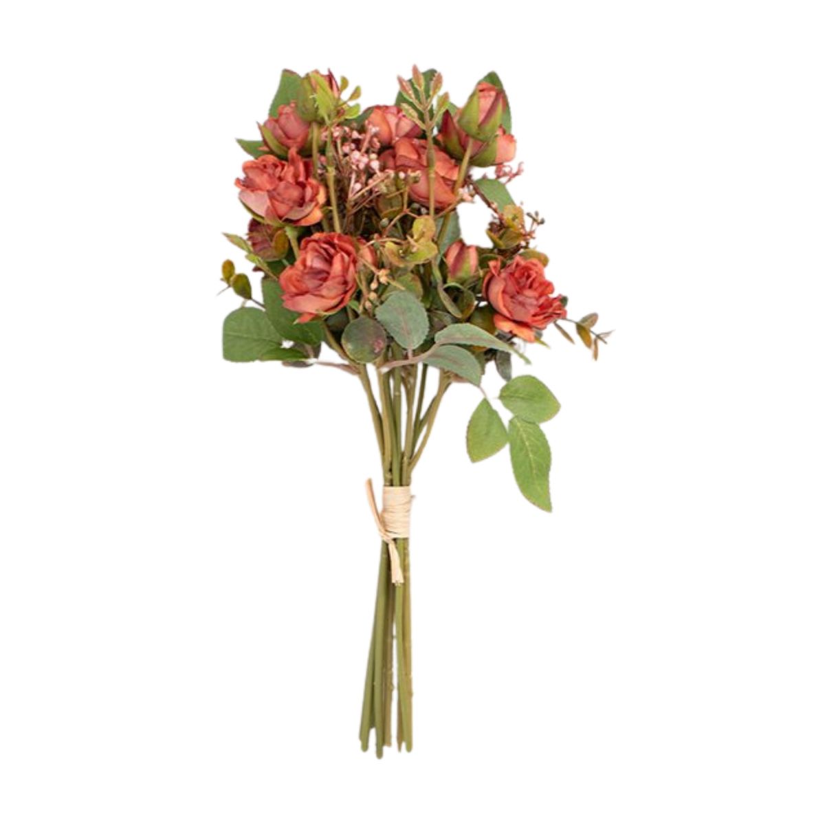 PANADECOR - Ramo de Rosas Artificial Naranja