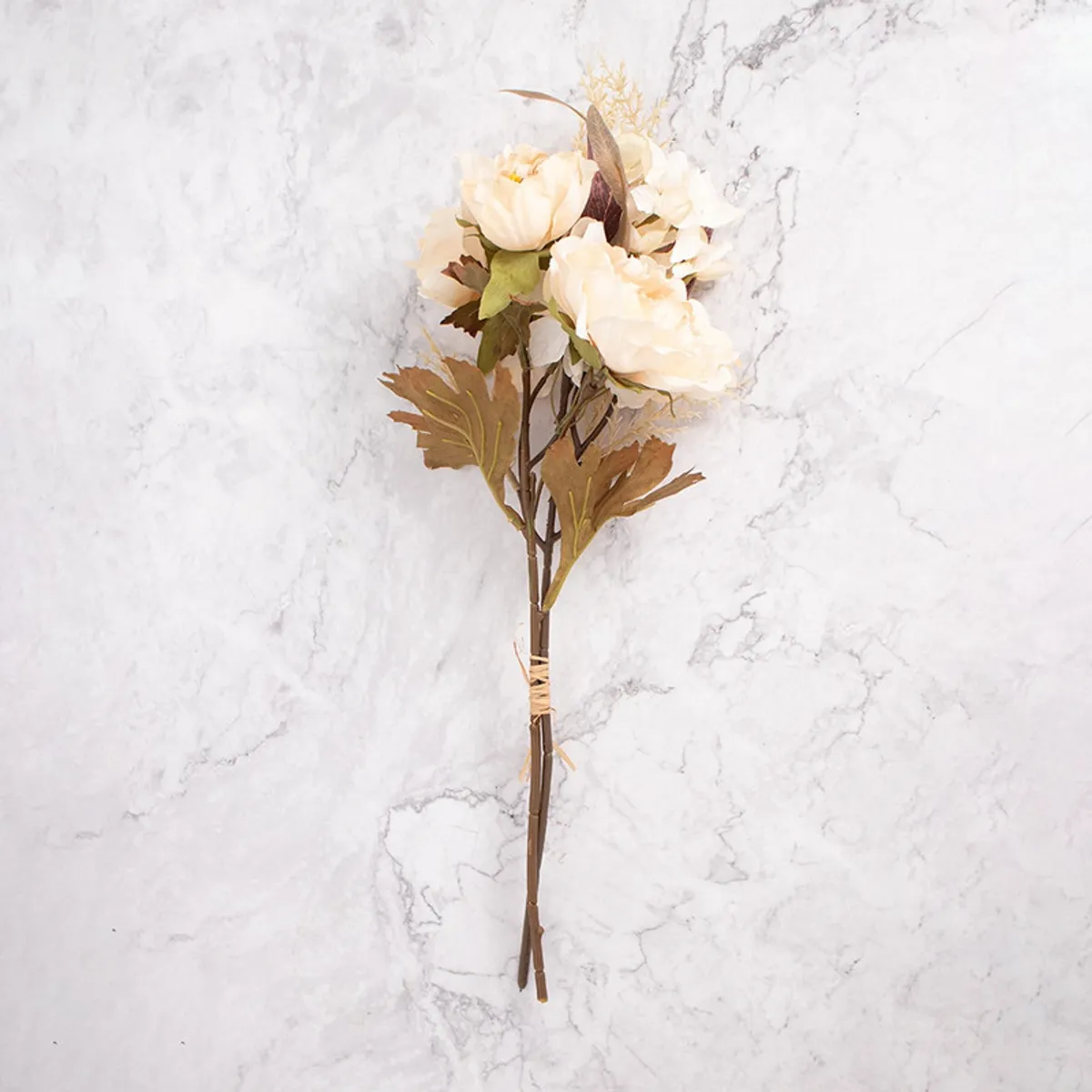 PANADECOR - Peonía Artificial en Vara Beige