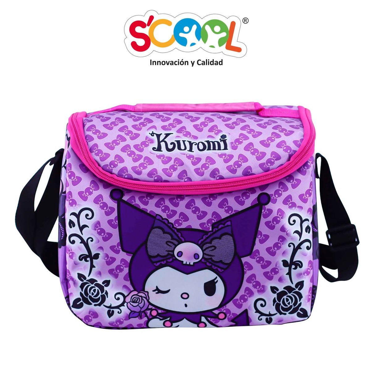 SCOOL - SCOOL MAGIC LONCHERA CROSS TELA KUROMI