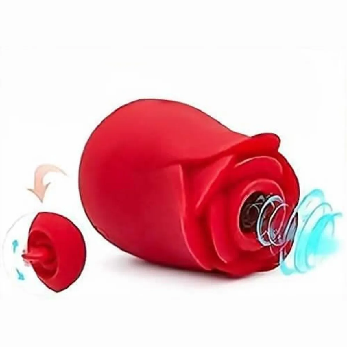 OEM - Vibrador rosa con succión y estimulación