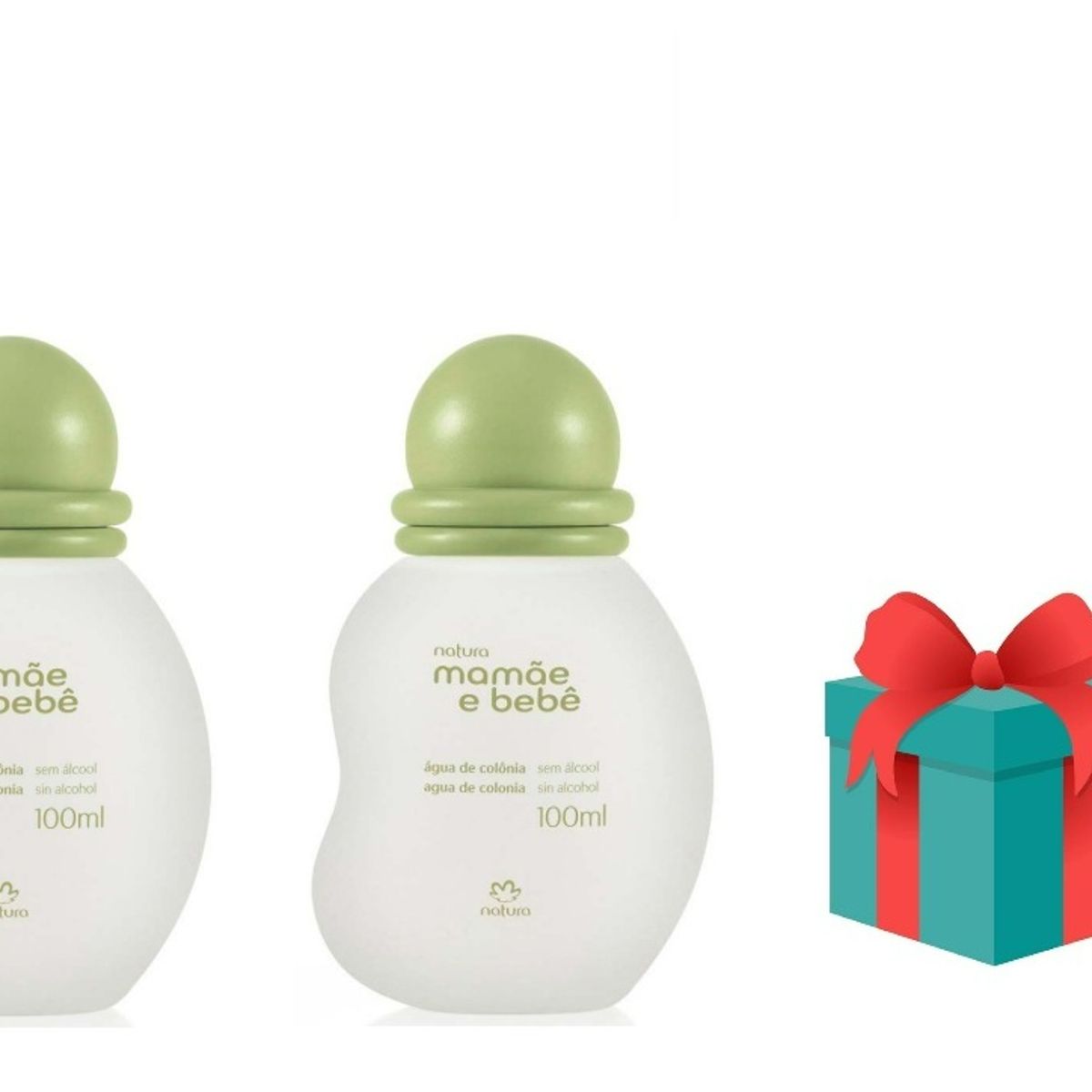 NATURA - 2 colonias 100ml para bebe Natura + regalo