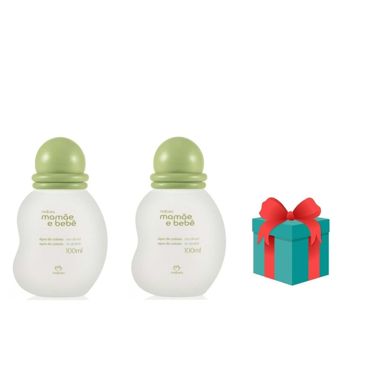 NATURA - 2 colonias 100ml para bebe Natura + regalo