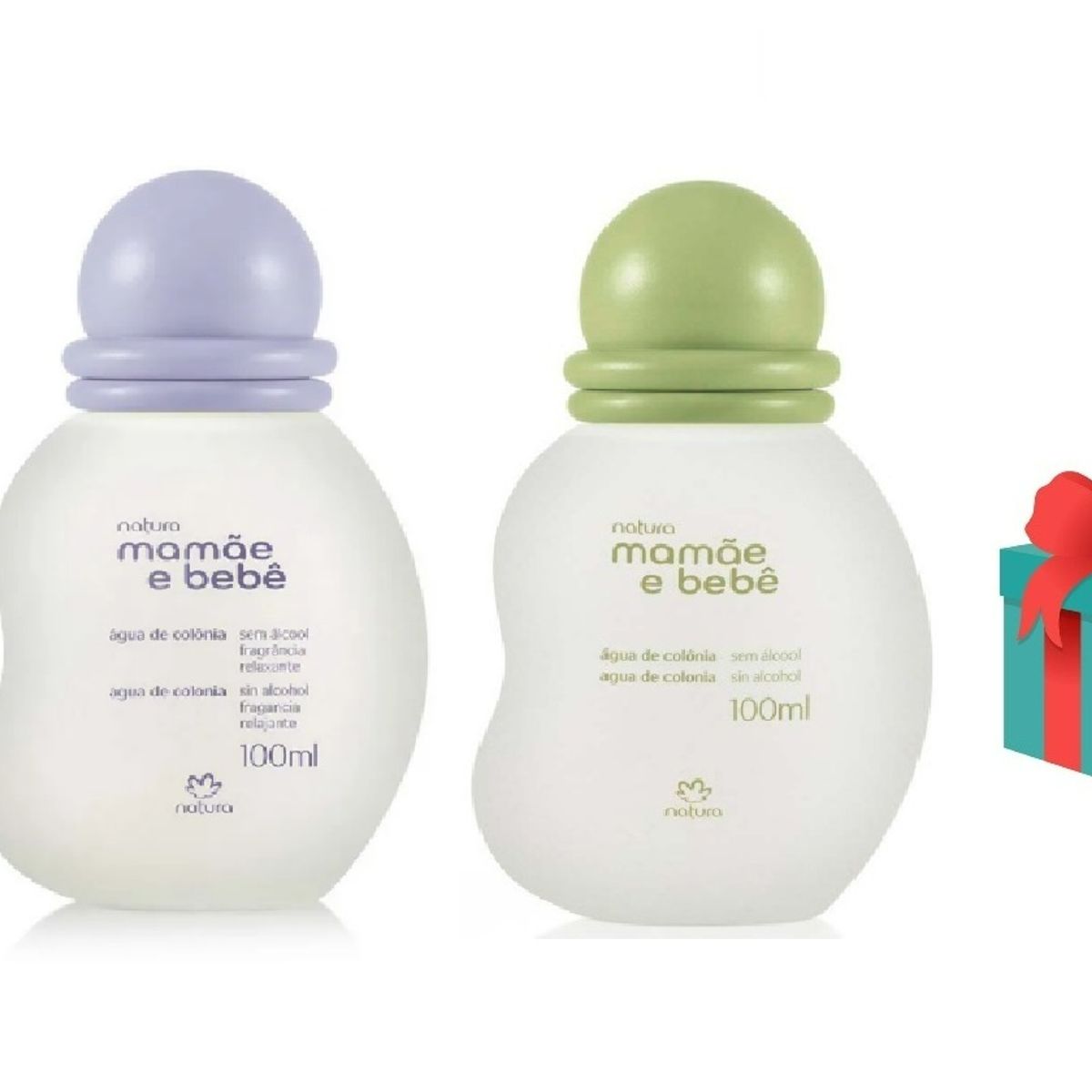 NATURA - 2 colonias 100ml para bebe Natura + regalo