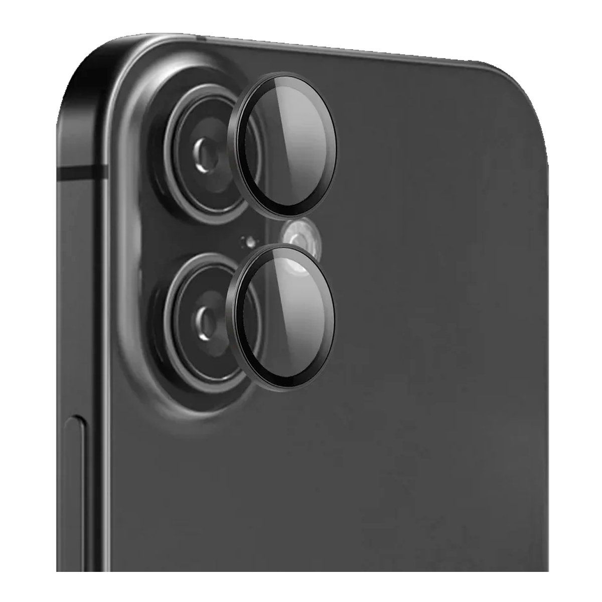 GENERICO - Protector de Cámara Metálico iPhone 16  - Negro