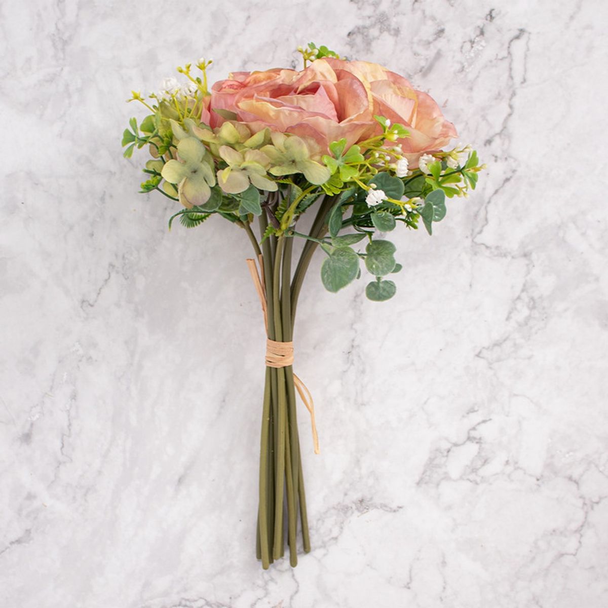 PANADECOR - Pack de 2 Ramos Rosas Marrón Panorama Hogar