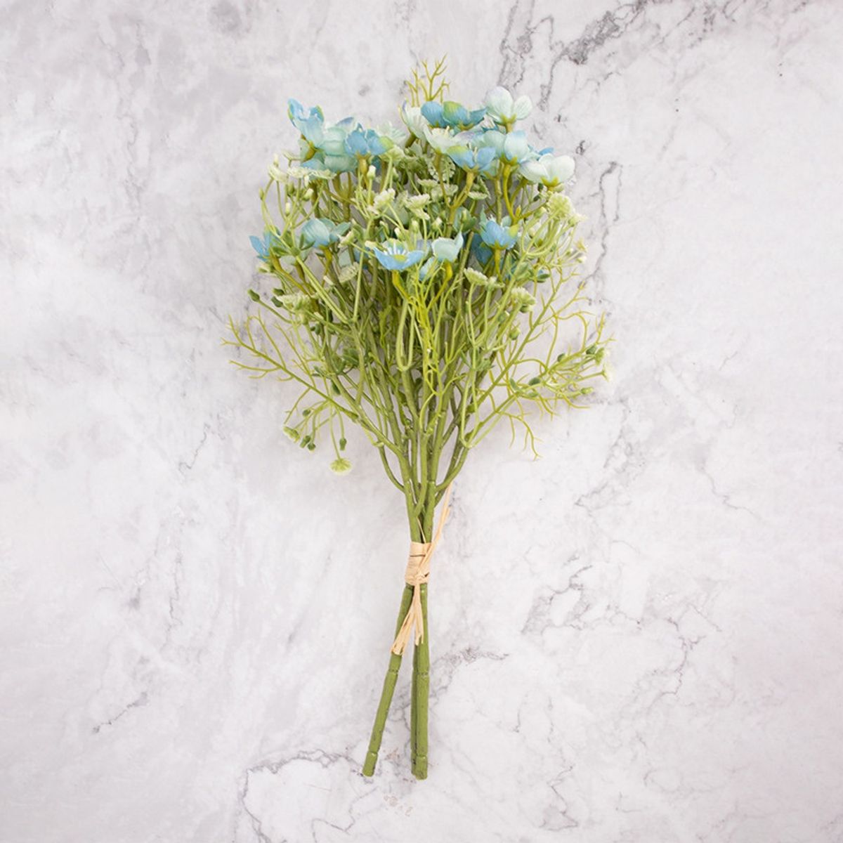 PANADECOR - Ramo de Margaritas Artificial CelesteBlanco