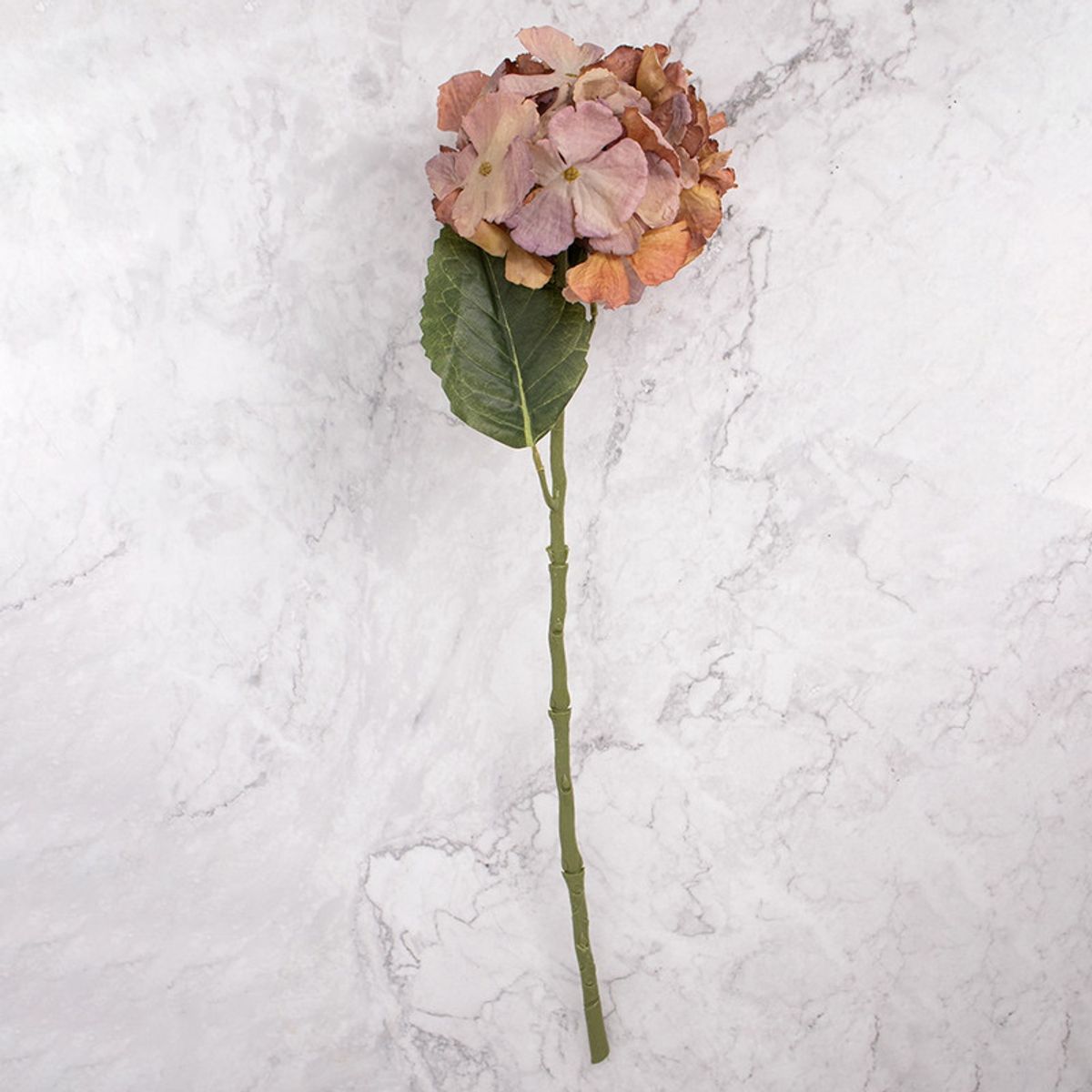 PANADECOR - Pack de 2 Hortensias en Vara Marrón Panorama Hogar