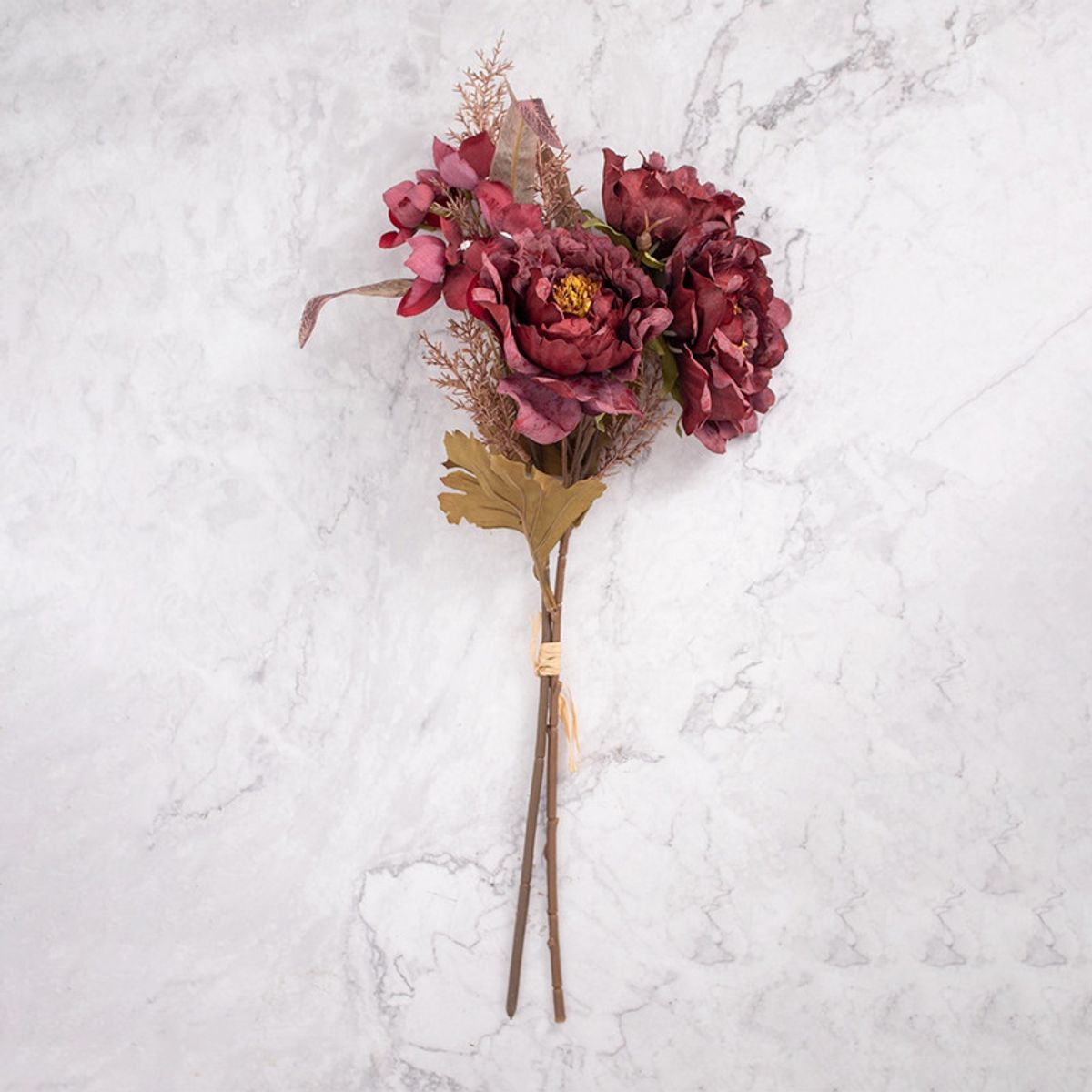 PANADECOR - Pack de 2 Ramos Rosas Rojo Panorama Hogar