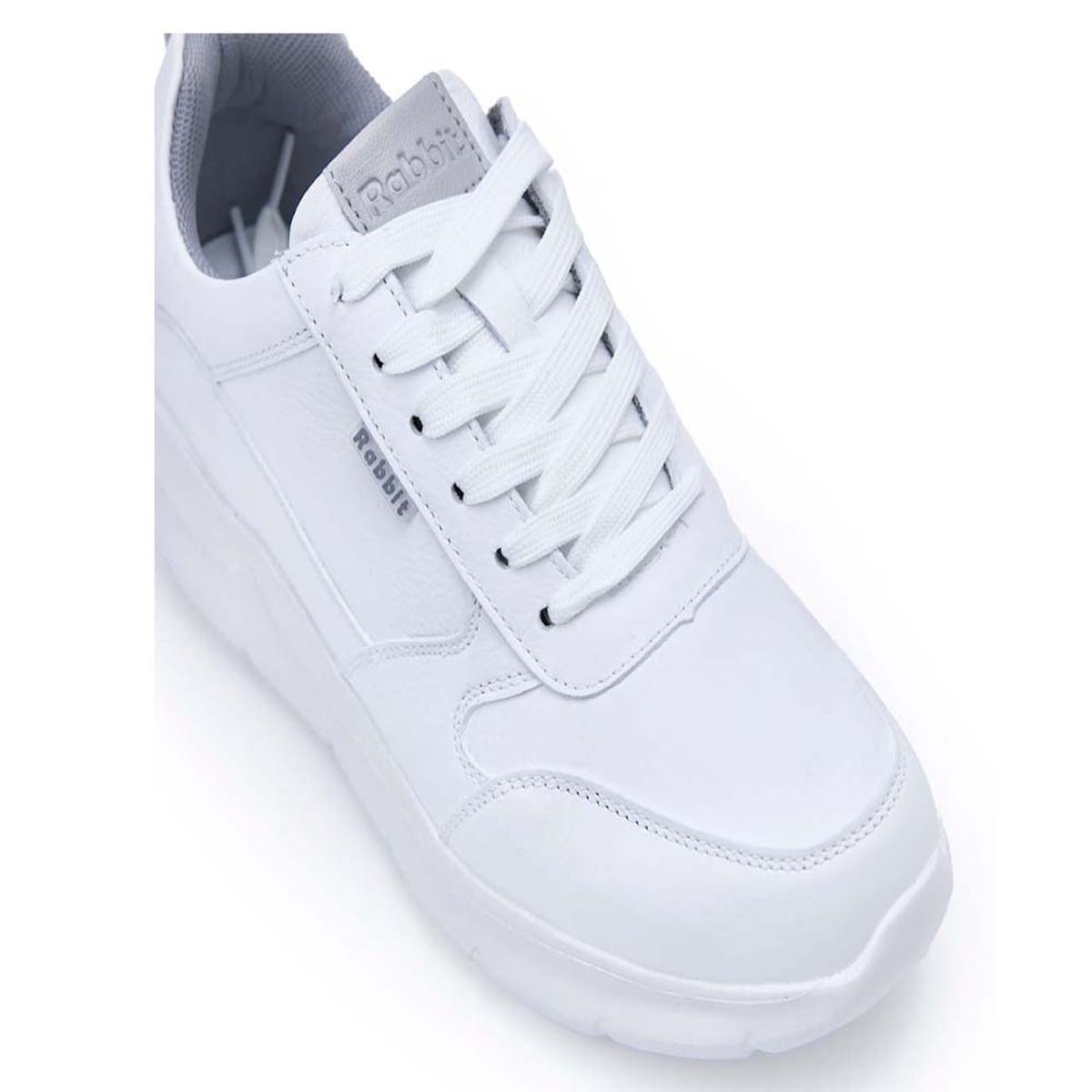 RABBIT - Zapatilla Escolar Casual JOSE-2512 Blanco Rabbit Cuero