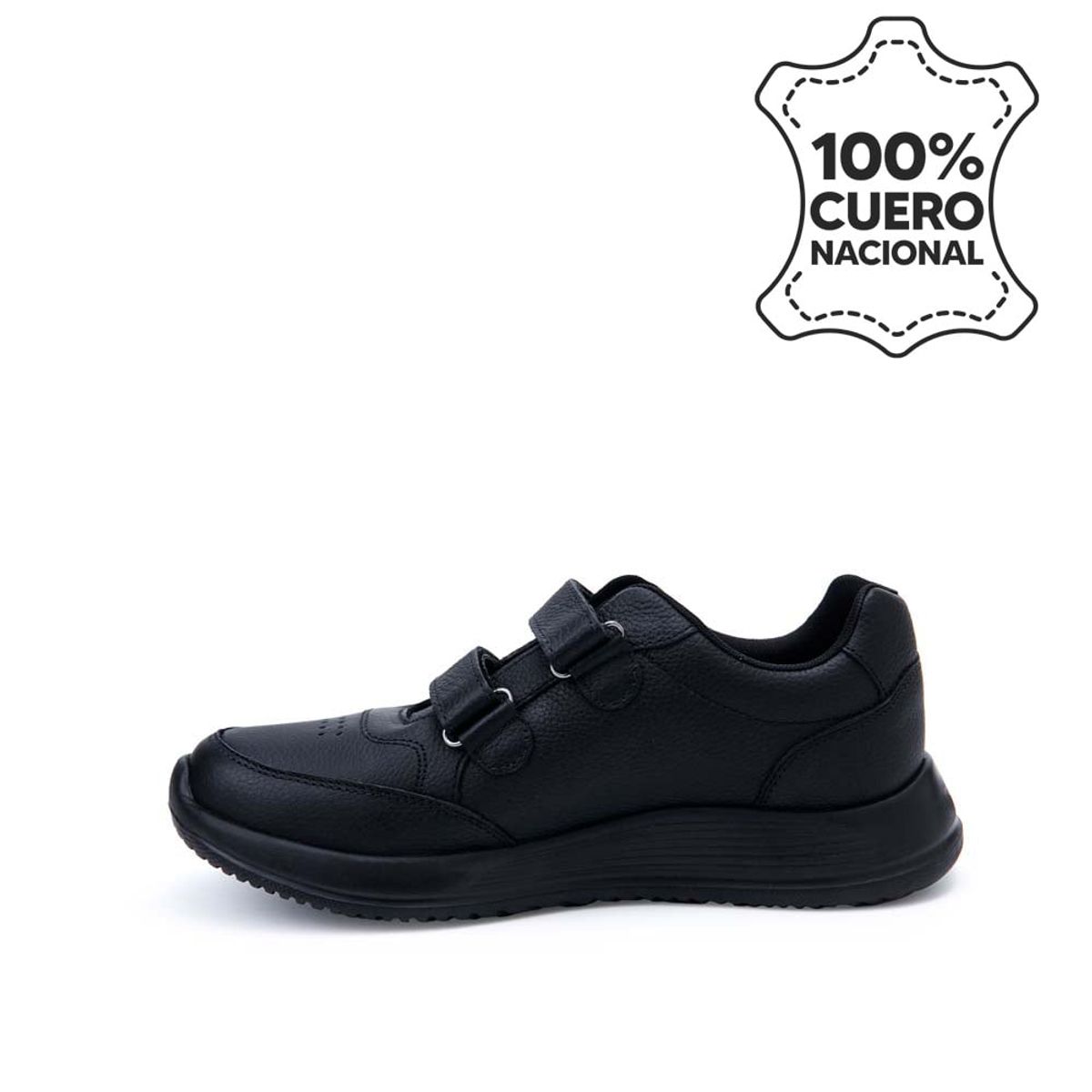 RABBIT - Zapatilla Escolar  Casual ALEX-056 NEGRO Rabbit Cuero