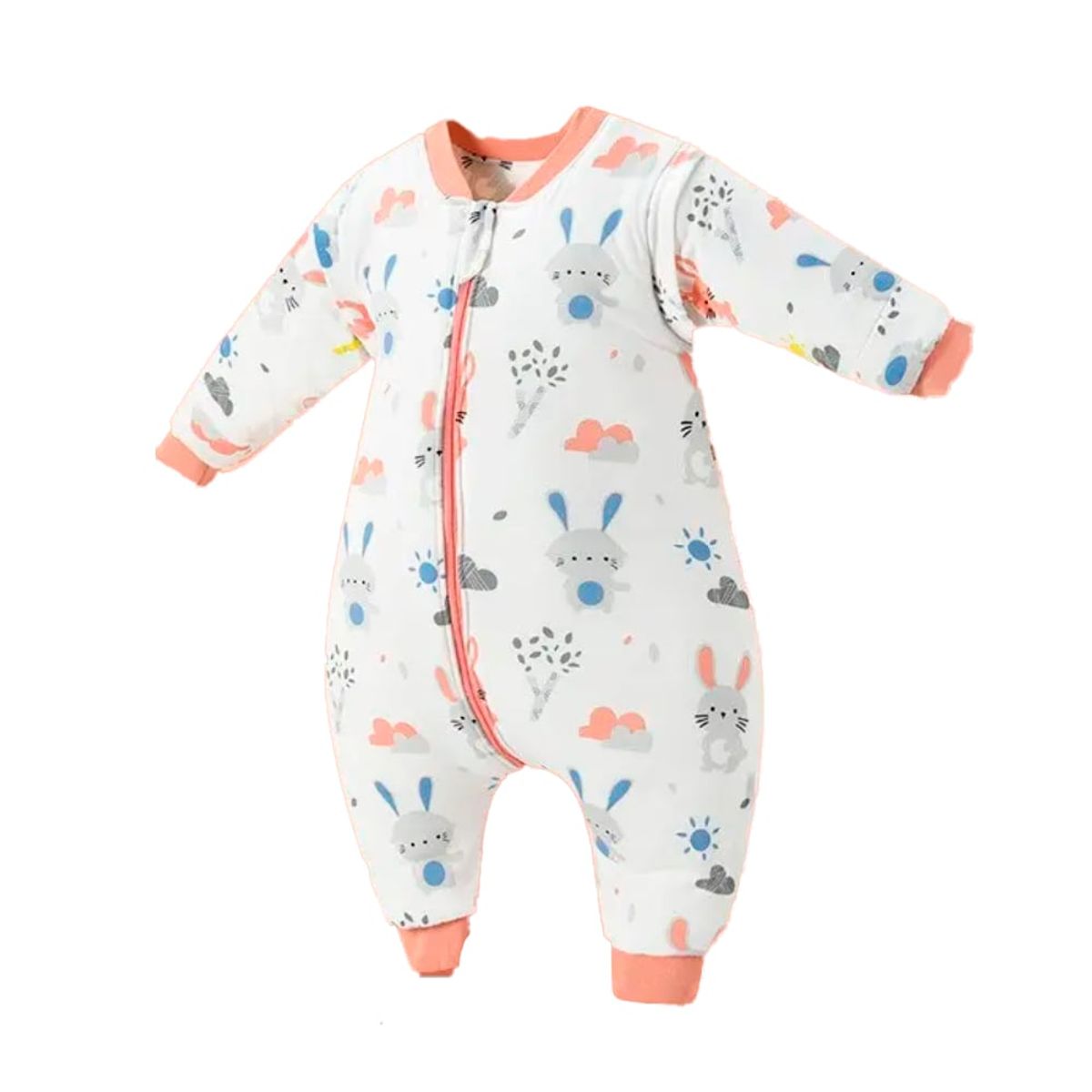 GENERICO - Pijama Saco de Dormir Infantil 100% Algodon Talla S (1 a 2 años)