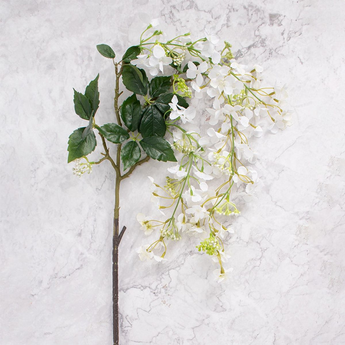 PANADECOR - Alehí Artificial Pack de 2 Flores Beige Panorama Hogar