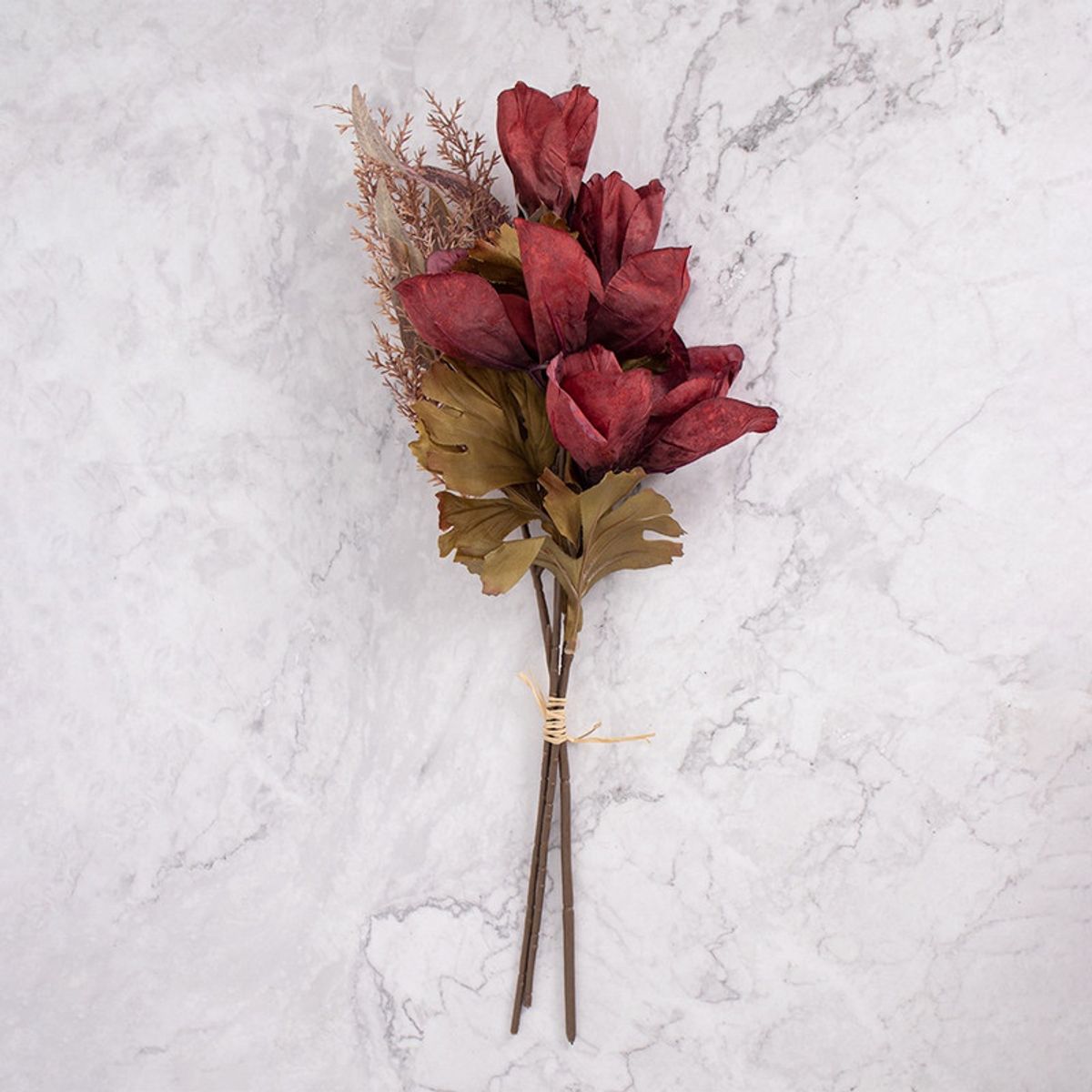 PANADECOR - Pack de 2 Ramos Frescias Rojo Panorama Hogar