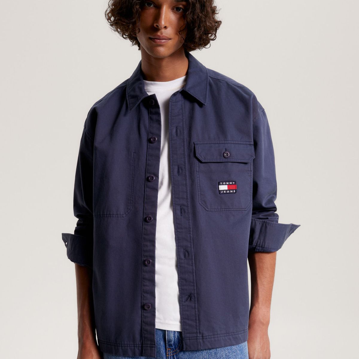 TOMMY HILFIGER - CAMISA TJM ESSENTIAL OVERSHIRT