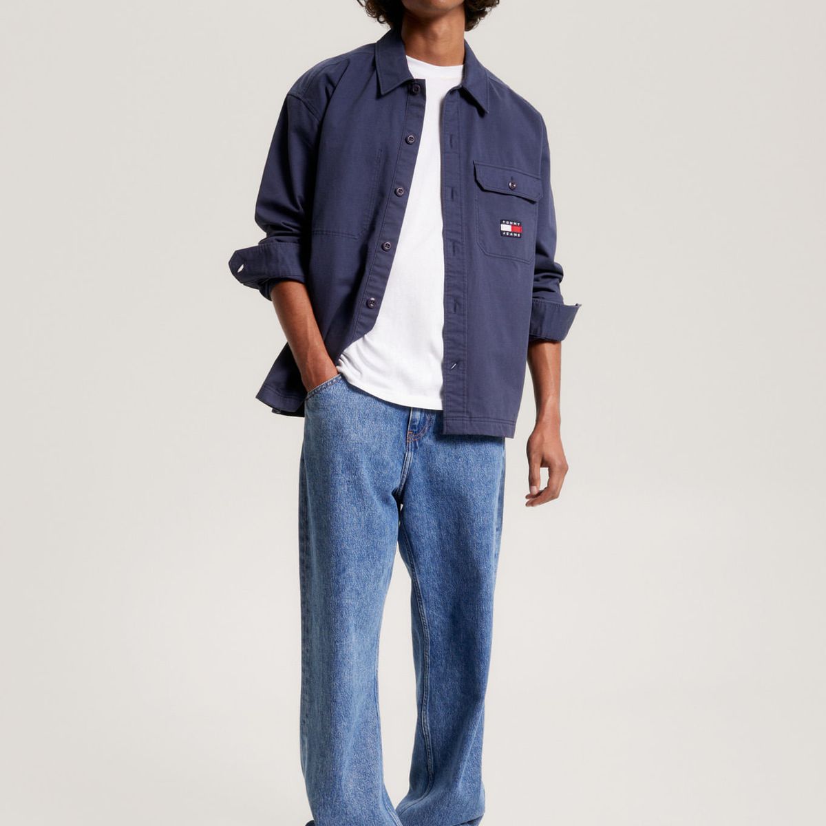 TOMMY HILFIGER - CAMISA TJM ESSENTIAL OVERSHIRT