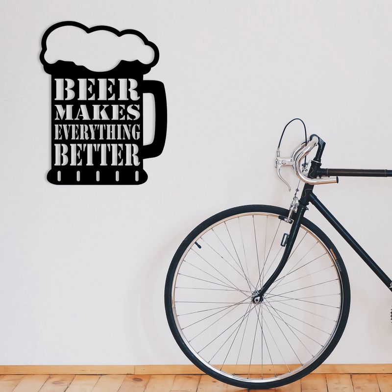 DORELINE - Accesorio de pared Beer Makes Everything Better