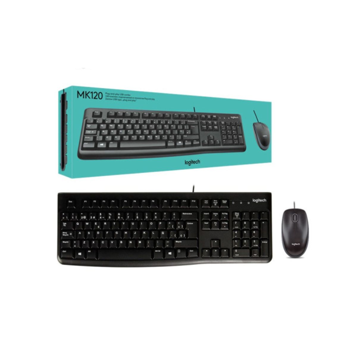 LOGITECH - Teclado y Mouse Logitech  MK120
