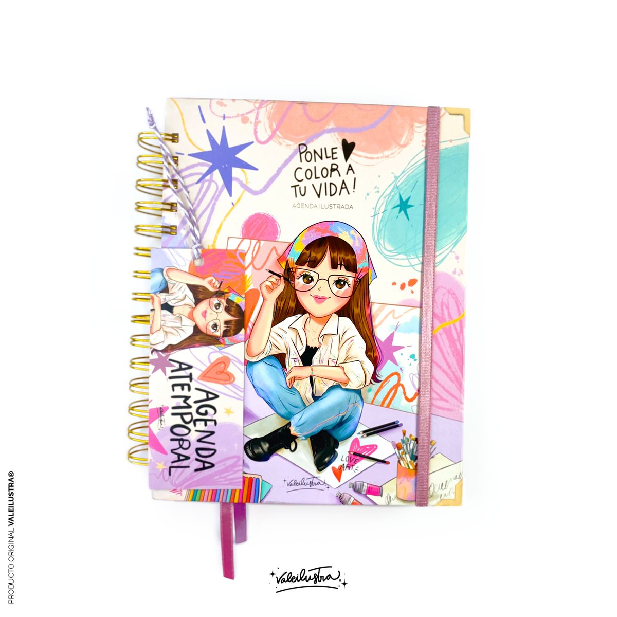 VALE ILUS TRA - Agenda Ponle color a tu vida - Bidiaria Atemporal