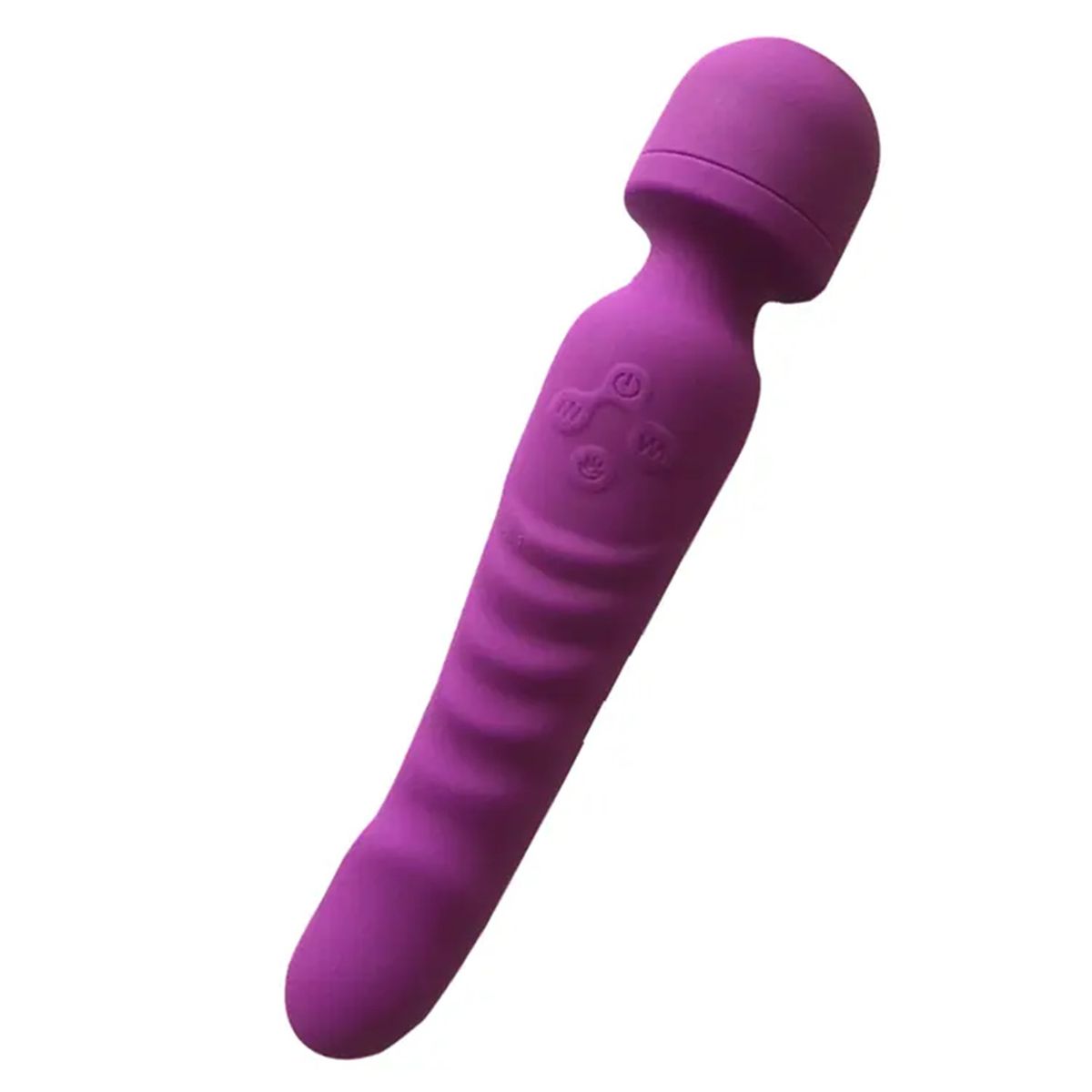 GENERICO - Vibrador de estimulación y forma de dildo - morado