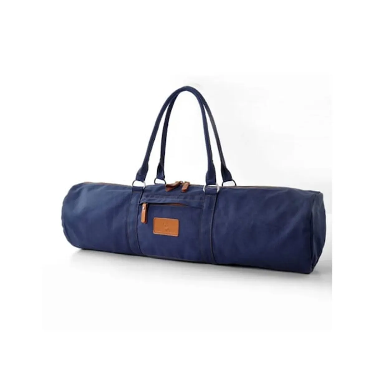 HOME FIT - Bolso Portamat tamaño extra 100%  Algodón color azul