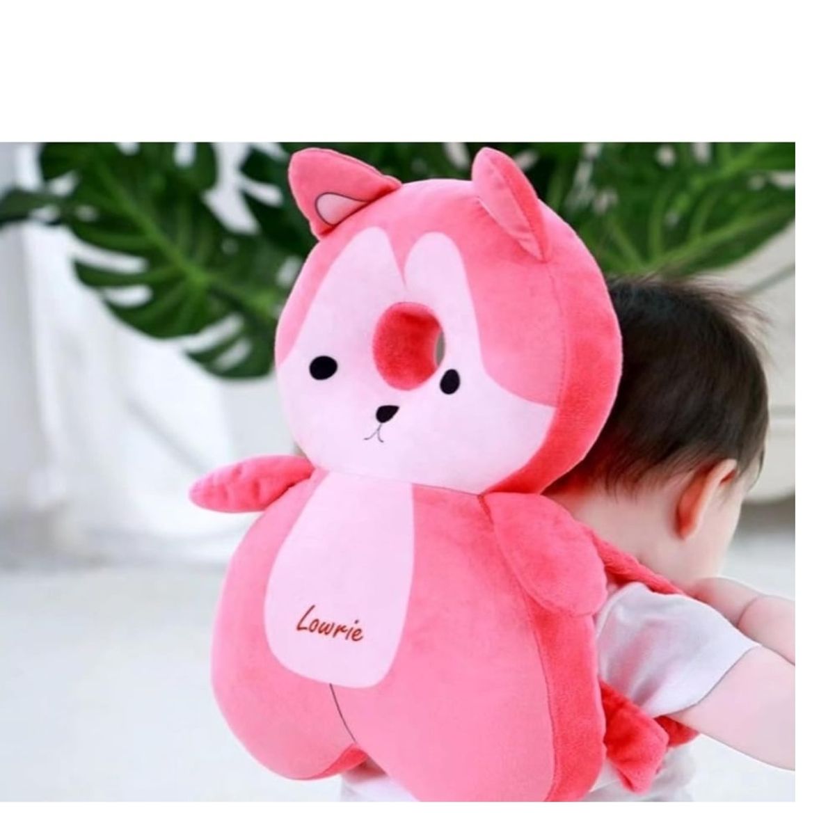 GENERICO - Mochila de Proteccion para Bebe Cabeza Espalda Rosa