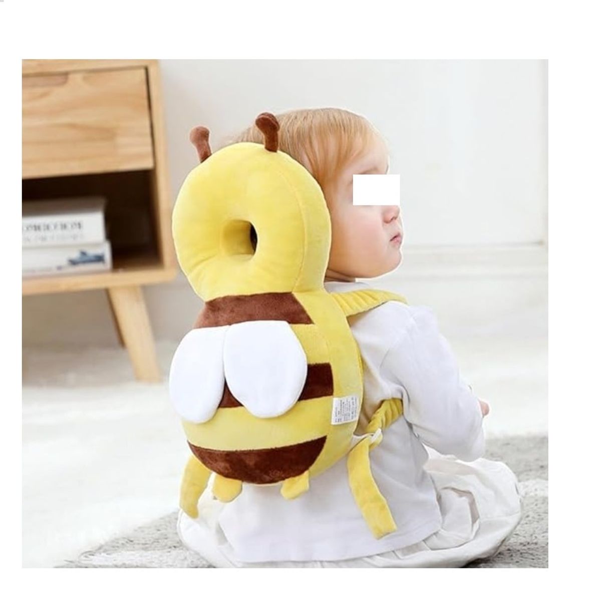 GENERICO - Mochila de Proteccion para Bebe Cabeza Espalda Abeja