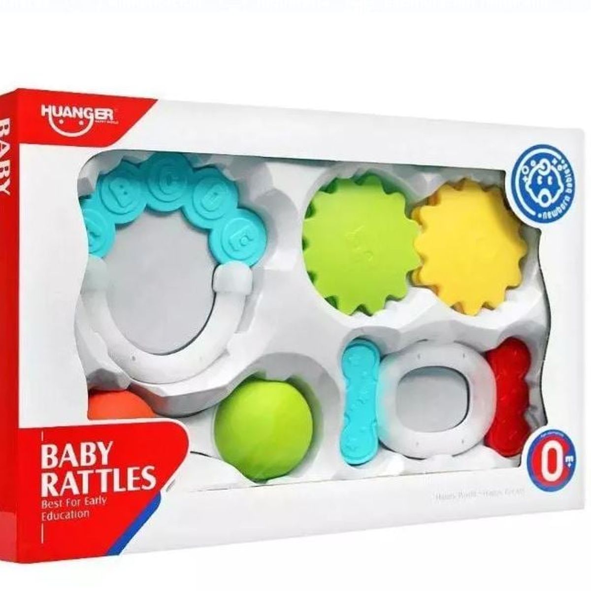 GENERICO - Set Sonajas con Mordedoras 4 Piezas Para Bebés