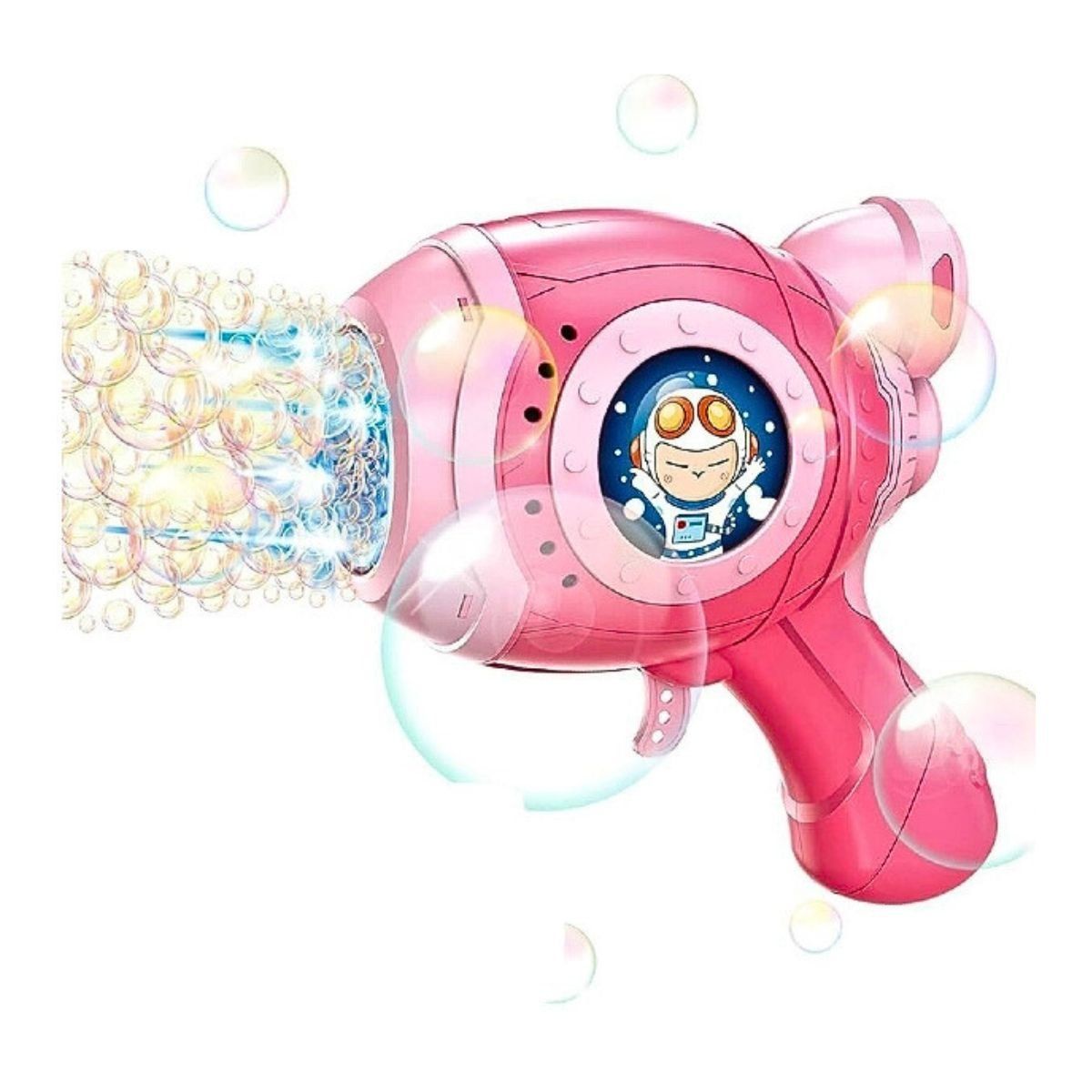 GENERICO - Pistola De Burbujas Con Luces Juguete Para Niñas Rosado