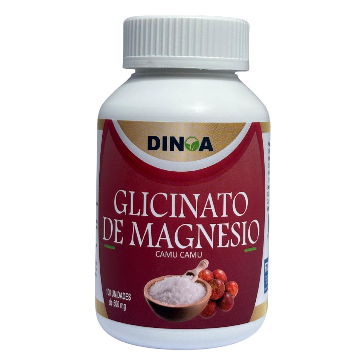 DINOA - Glicinato de Magnesio Cápsulas x 100 Dinoa -Descanso– equilibrio- función muscular