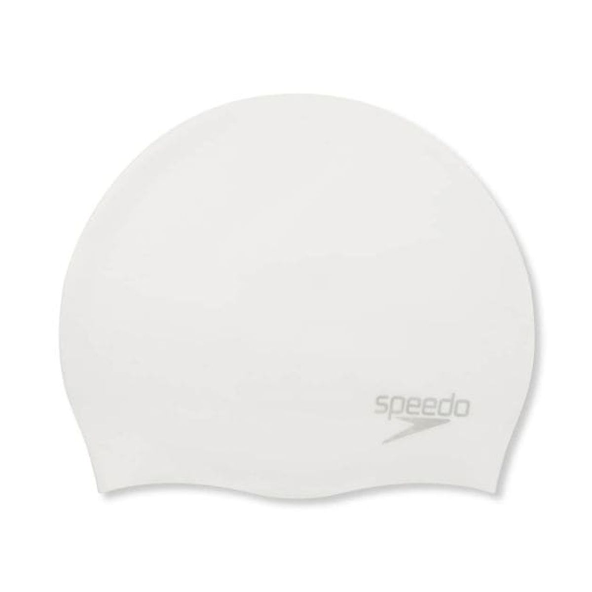 SPEEDO - Gorro para Natacion Speedo Plain Moulded Blanco